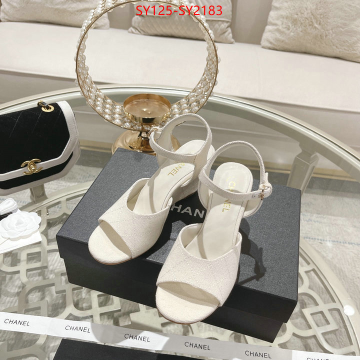 Women Shoes-Chanel every designer ID: SY2183 $: 125USD