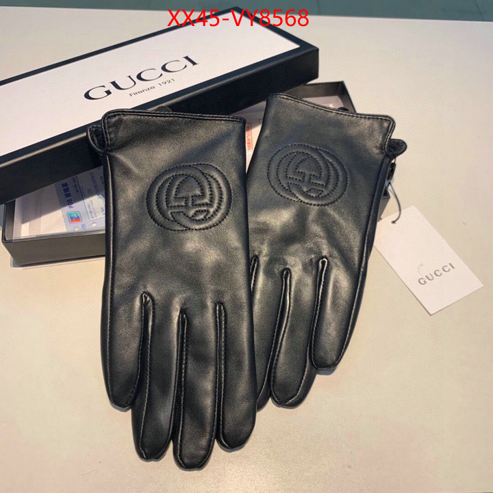 Gloves-Gucci highest quality replica ID: VY8568 $: 45USD