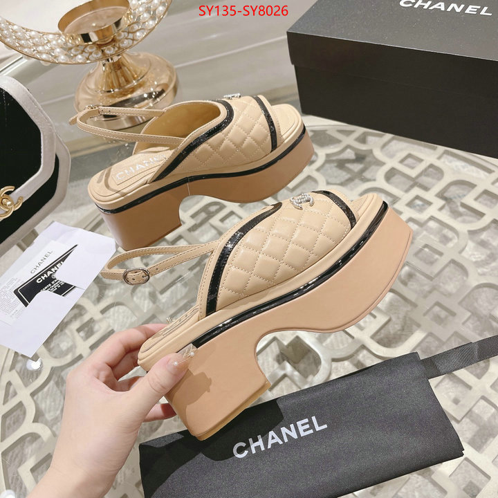 Women Shoes-Chanel perfect replica ID: SY8026 $: 135USD