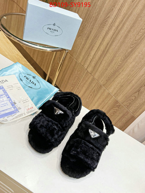 Women Shoes-Prada fake high quality ID: SY9195 $: 109USD