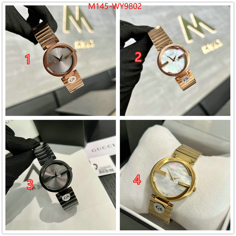 Watch(4A)-Gucci website to buy replica ID: WY9802 $: 145USD