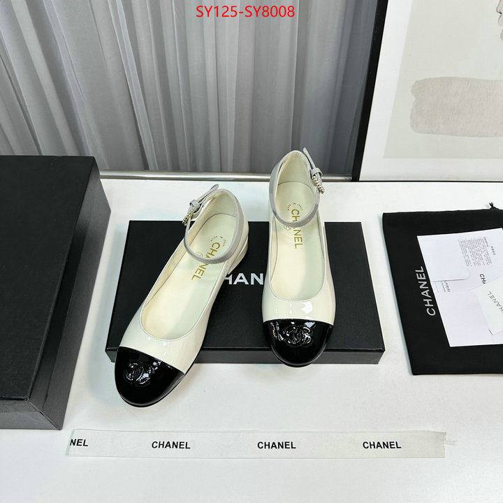 Women Shoes-Chanel buying replica ID: SY8008 $: 125USD