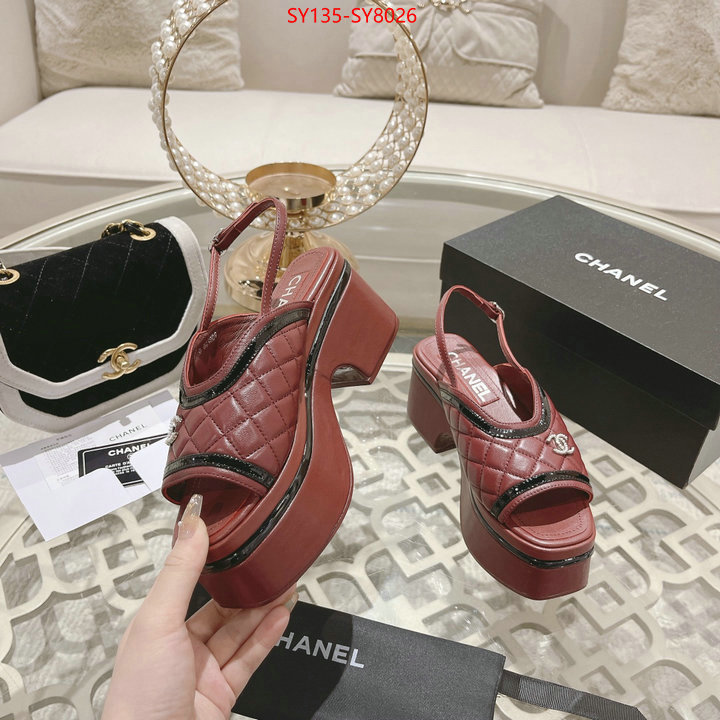 Women Shoes-Chanel top quality website ID: SY8026 $: 135USD