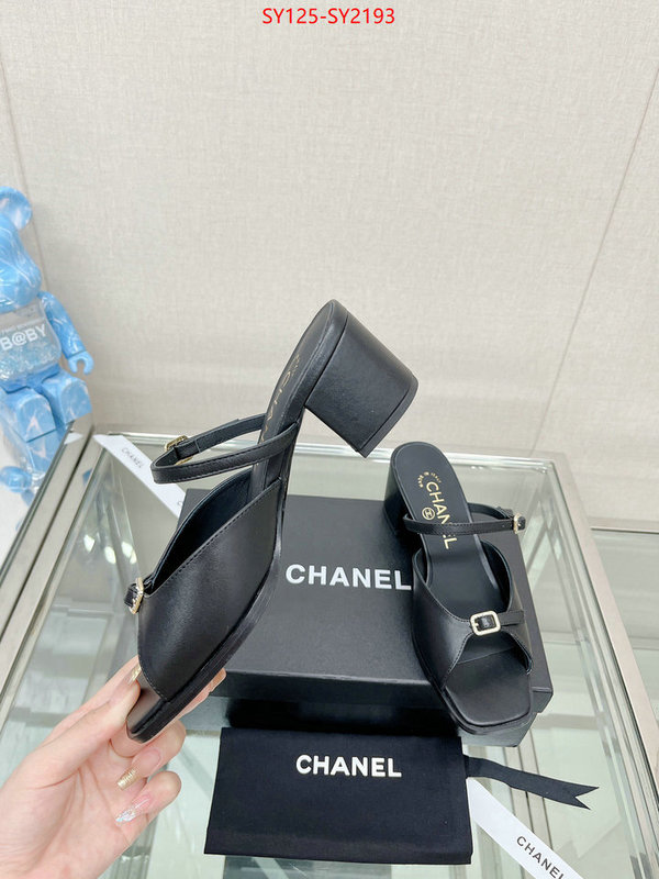 Women Shoes-Chanel aaaaa replica ID: SY2193 $: 125USD