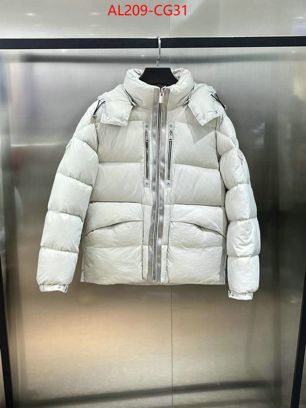 Down jacket Men-Moncler top quality fake ID: CG31 $: 209USD