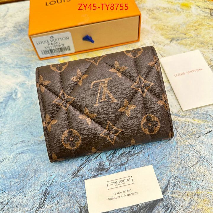 LV Bags(4A)-Wallet what is top quality replica ID: TY8755 $: 45USD