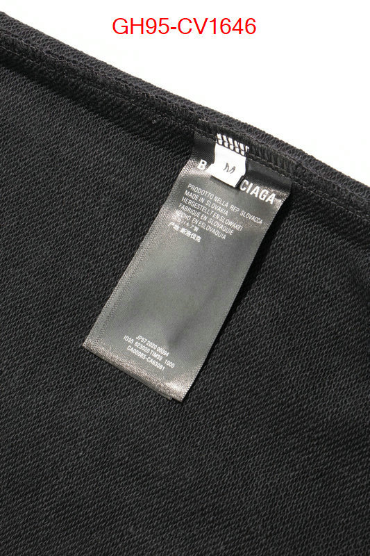 Clothing-Balenciaga aaaaa+ quality replica ID: CV1646 $: 95USD