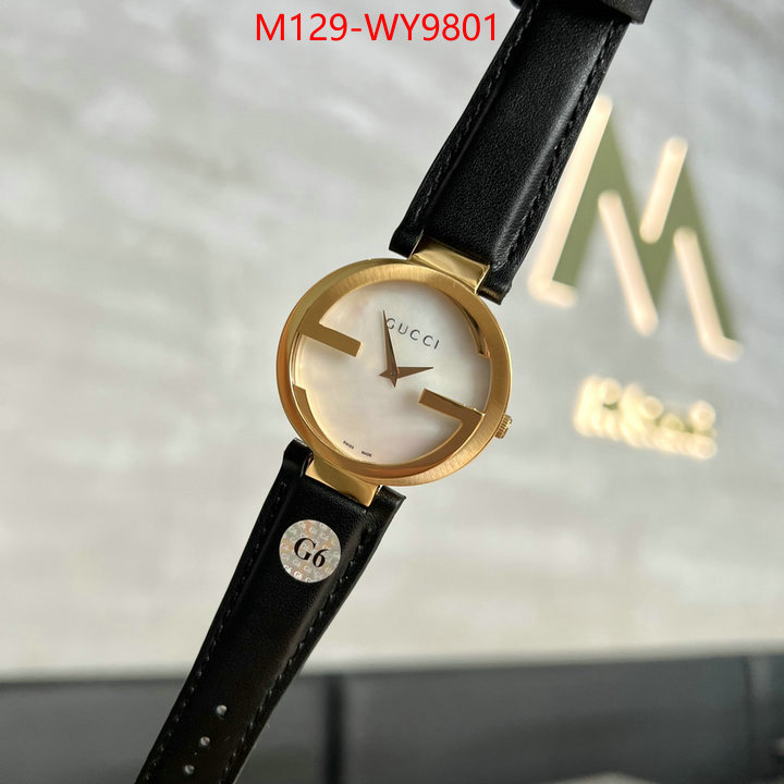 Watch(4A)-Gucci wholesale designer shop ID: WY9801 $: 129USD