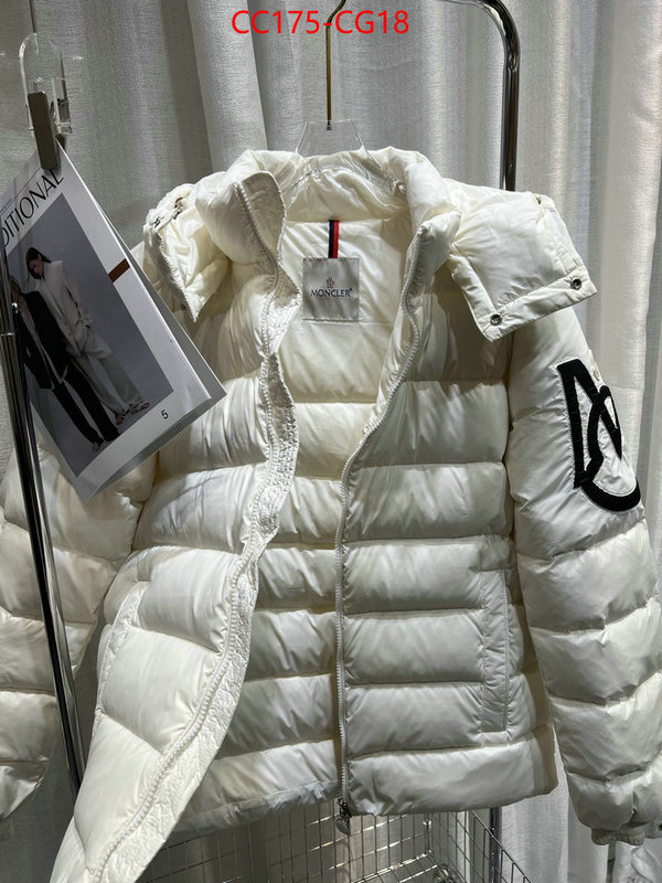 Down jacket Men-Moncler mirror copy luxury ID: CG18 $: 175USD