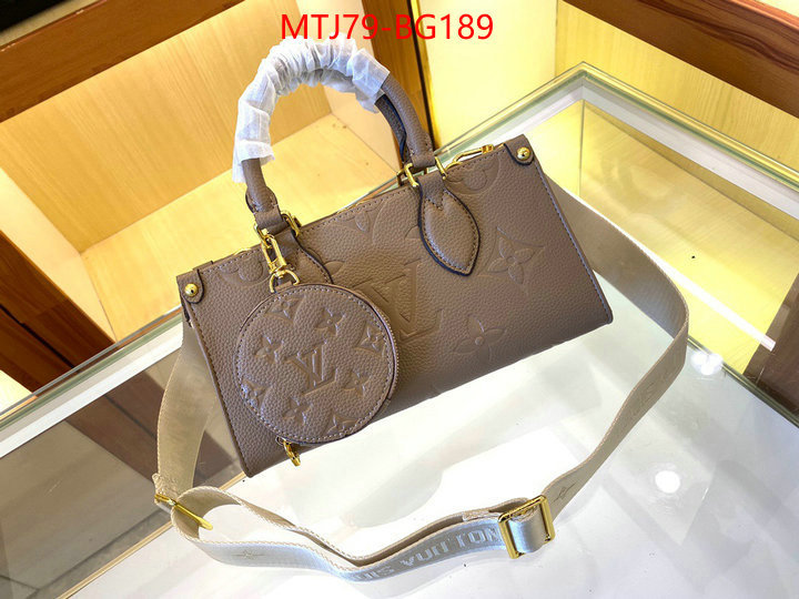 LV Bags(4A)-Handbag Collection- 2023 aaaaa replica customize ID: BG189 $: 79USD