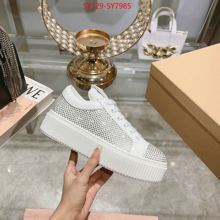 Women Shoes-Miu Miu aaaaa quality replica ID: SY7985 $: 129USD