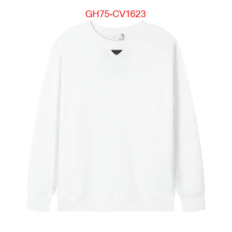 Clothing-Prada 2023 perfect replica designer ID: CV1623 $: 75USD