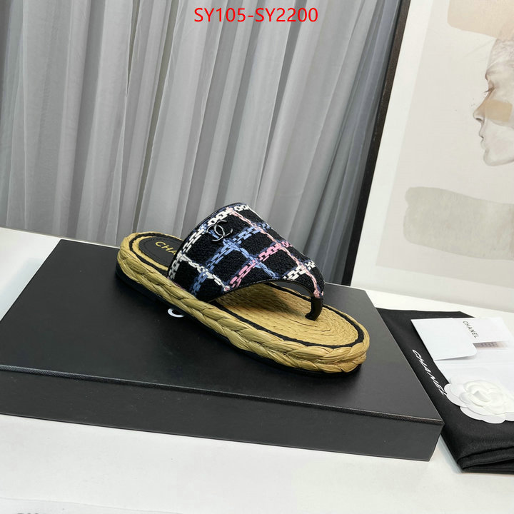 Women Shoes-Chanel aaaaa+ replica ID: SY2200 $: 105USD