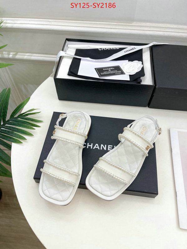 Women Shoes-Chanel wholesale replica shop ID: SY2186 $: 125USD