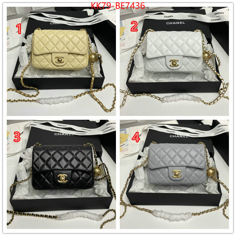 Chanel Bags(4A)-Diagonal- knockoff highest quality ID: BE7436 $: 79USD