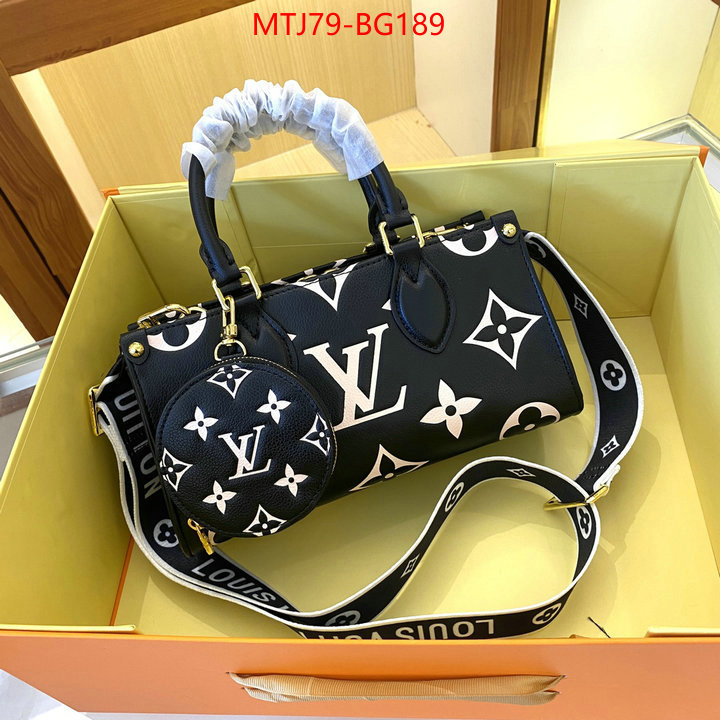 LV Bags(4A)-Handbag Collection- 2023 aaaaa replica customize ID: BG189 $: 79USD