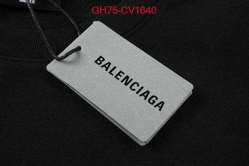 Clothing-Balenciaga high quality perfect ID: CV1640 $: 75USD