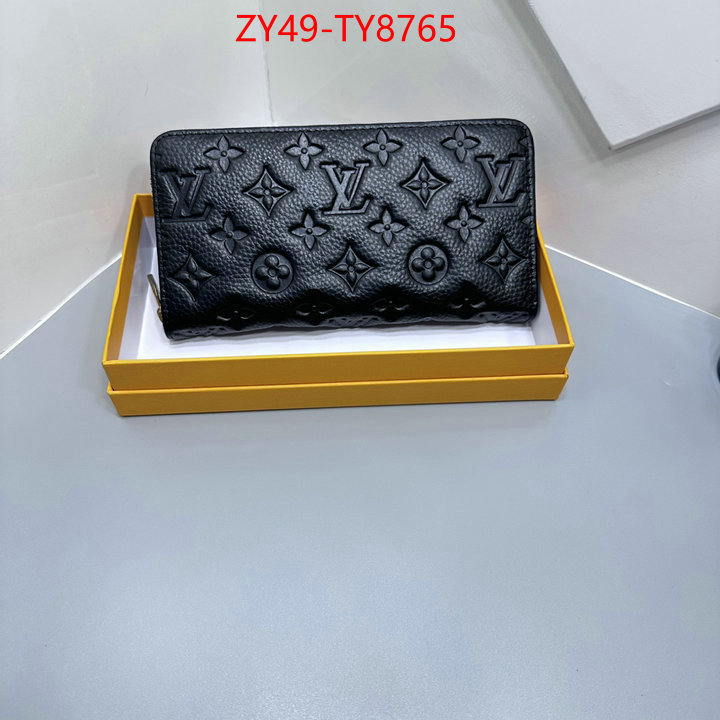 LV Bags(4A)-Wallet shop the best high quality ID: TY8765 $: 49USD