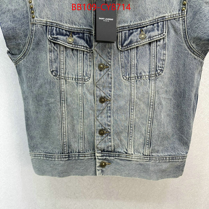 Clothing-YSL shop the best high authentic quality replica ID: CY8714 $: 109USD