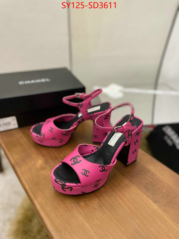 Women Shoes-Chanel high quality designer replica ID: SD3611 $: 125USD