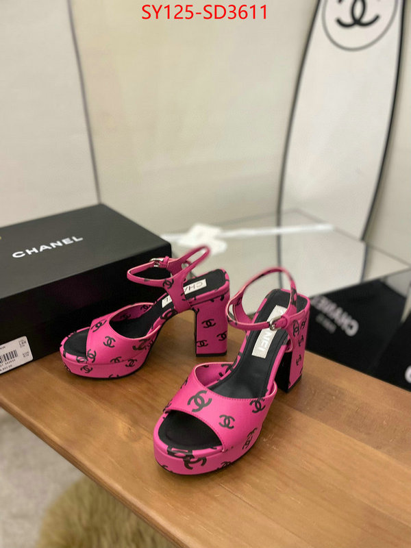 Women Shoes-Chanel high quality designer replica ID: SD3611 $: 125USD