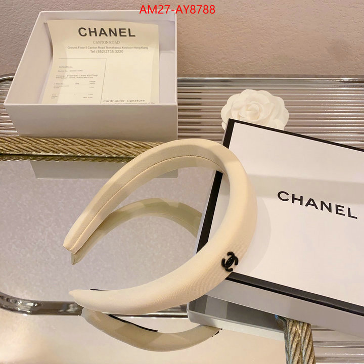 Hair band-Chanel 2023 replica wholesale cheap sales online ID: AY8788 $: 27USD