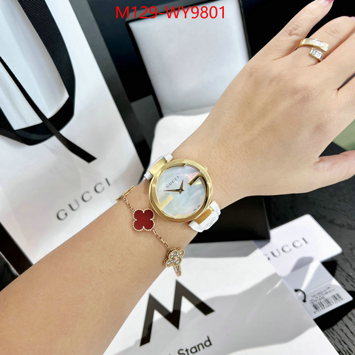 Watch(4A)-Gucci wholesale designer shop ID: WY9801 $: 129USD