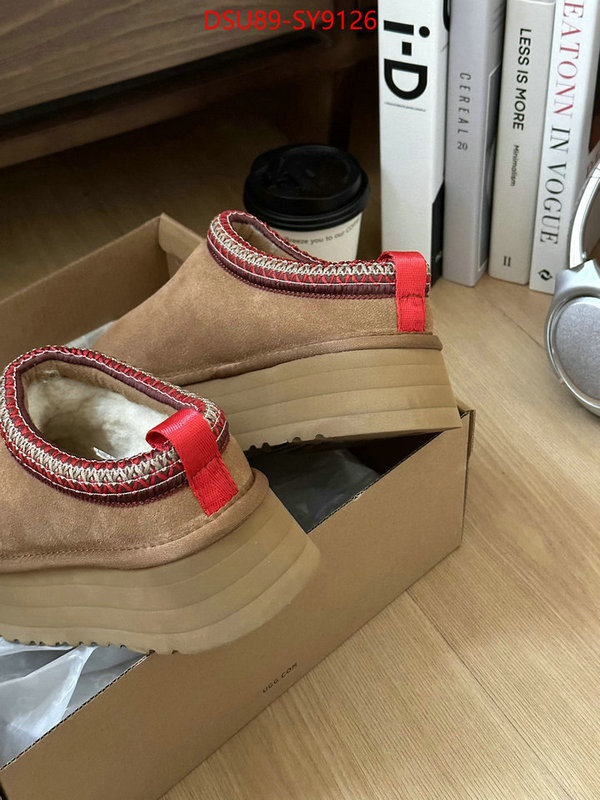 Women Shoes-UGG top quality fake ID: SY9126 $: 89USD