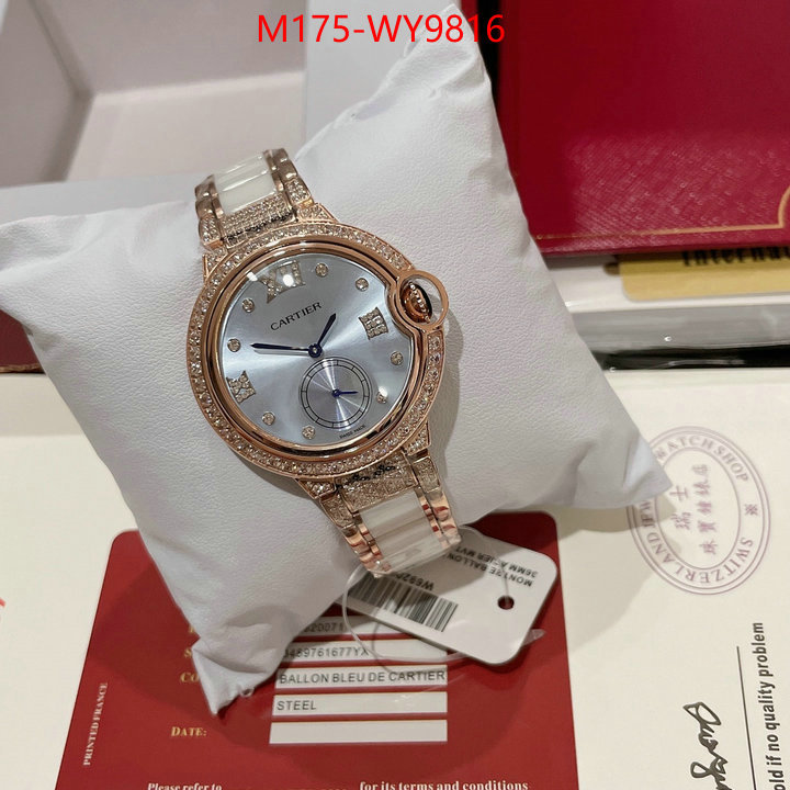 Watch(4A)-Cartier only sell high-quality ID: WY9816 $: 175USD