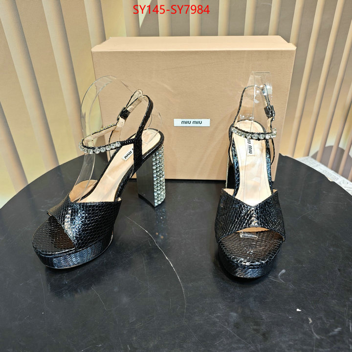 Women Shoes-Miu Miu hot sale ID: SY7984 $: 145USD