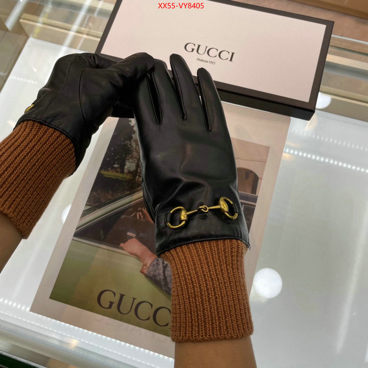 Gloves-Gucci how quality ID: VY8405 $: 55USD