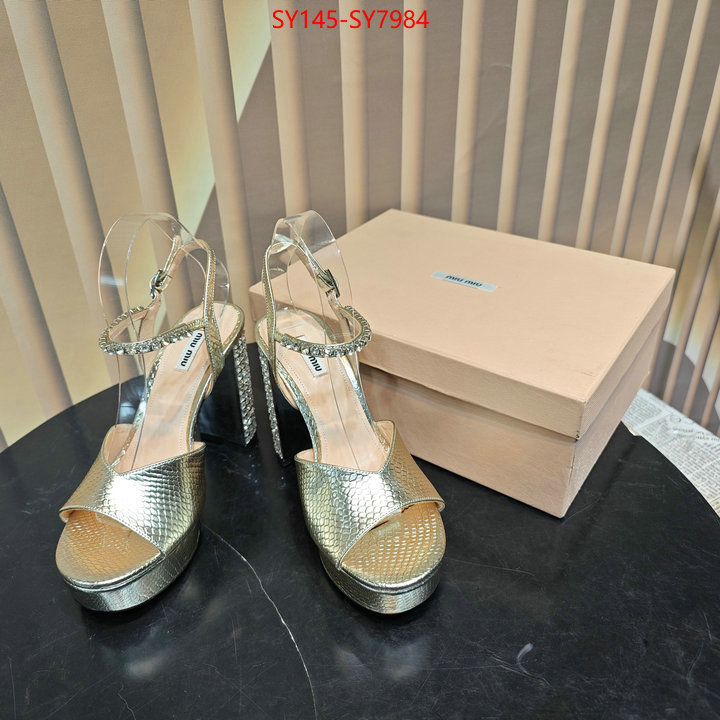 Women Shoes-Miu Miu hot sale ID: SY7984 $: 145USD