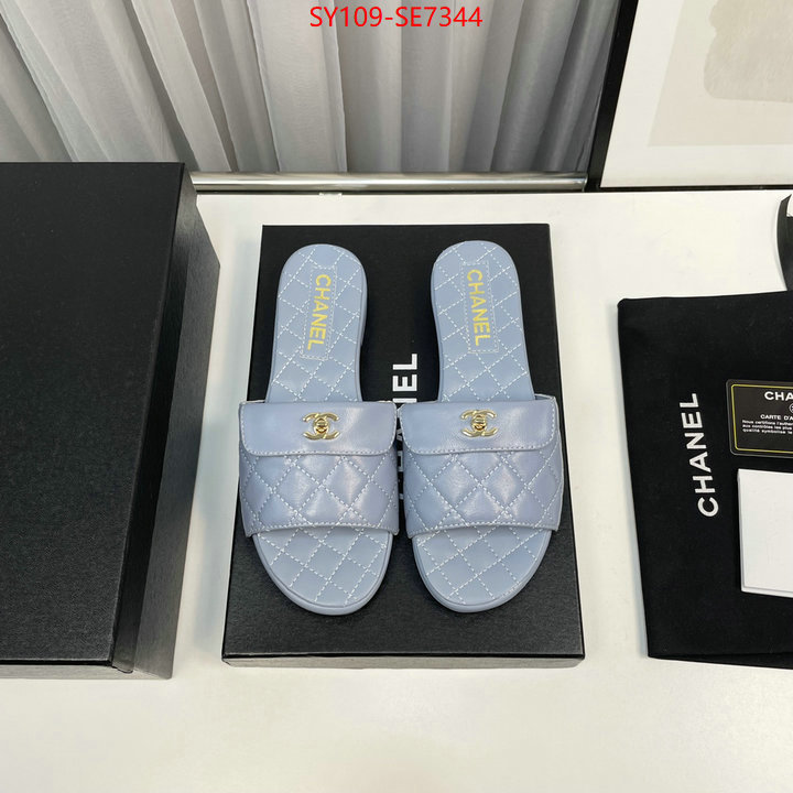 Women Shoes-Chanel high quality replica designer ID: SE7344 $: 109USD