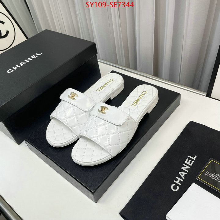 Women Shoes-Chanel high quality replica designer ID: SE7344 $: 109USD