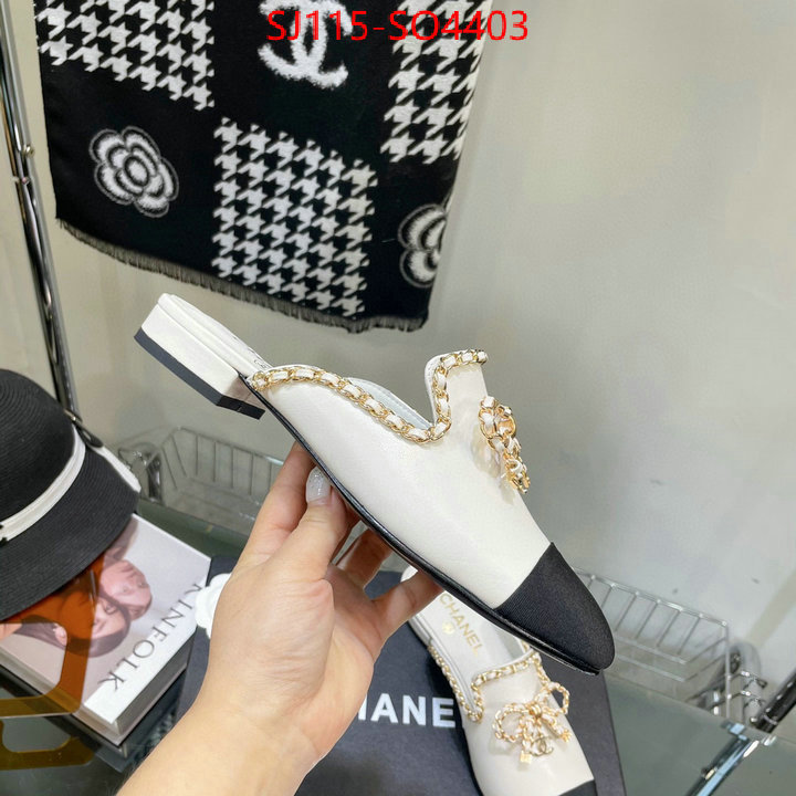Women Shoes-Chanel luxury cheap replica ID: SO4403 $: 115USD