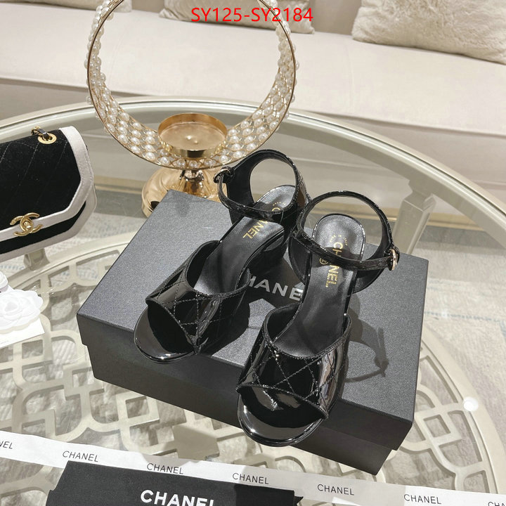 Women Shoes-Chanel how to start selling replica ID: SY2184 $: 125USD