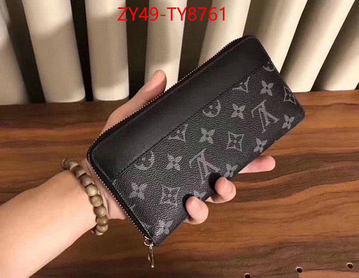 LV Bags(4A)-Wallet designer 1:1 replica ID: TY8761 $: 49USD