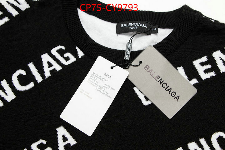 Clothing-Balenciaga shop designer replica ID: CY9793 $: 75USD