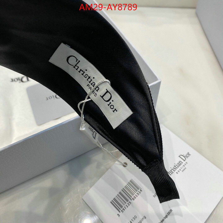 Hair band-Dior fake ID: AY8789 $: 29USD