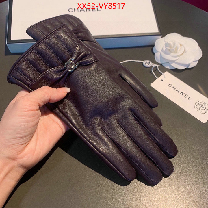 Gloves-Chanel top quality fake ID: VY8517 $: 52USD