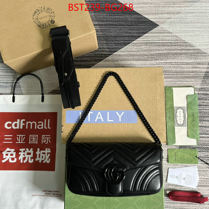 Gucci Bags(TOP)-Marmont buy 2023 replica ID: BG268 $: 239USD