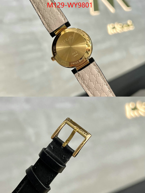 Watch(4A)-Gucci wholesale designer shop ID: WY9801 $: 129USD