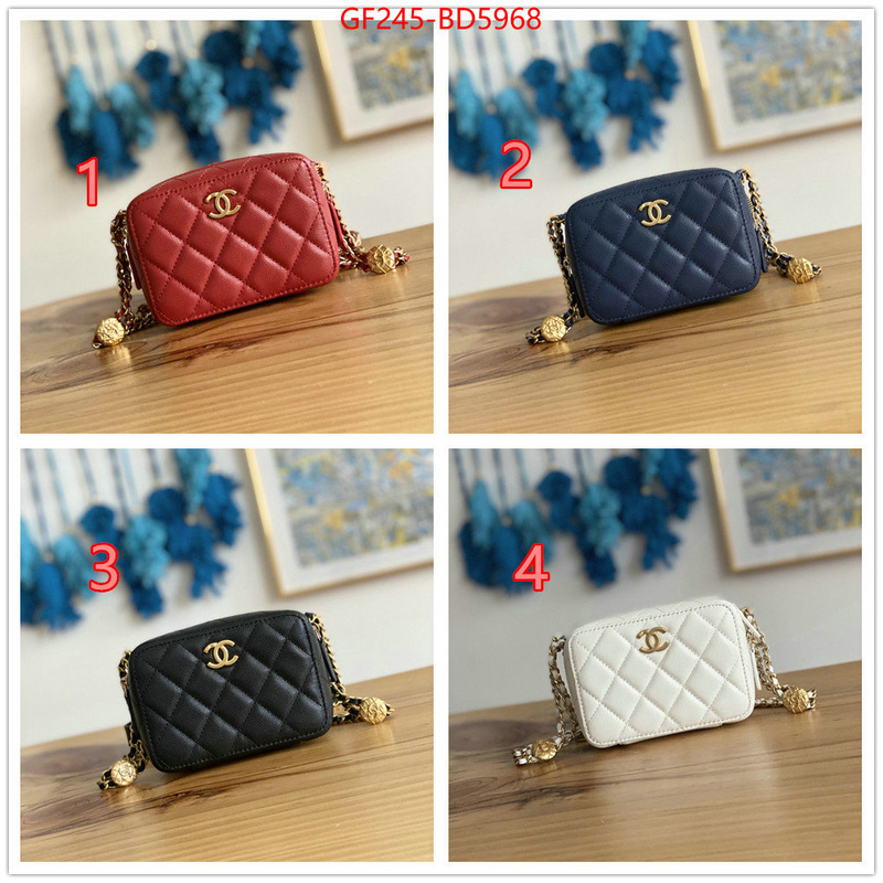 Chanel Bags(TOP)-Diagonal- highest quality replica ID: BD5968 $: 245USD