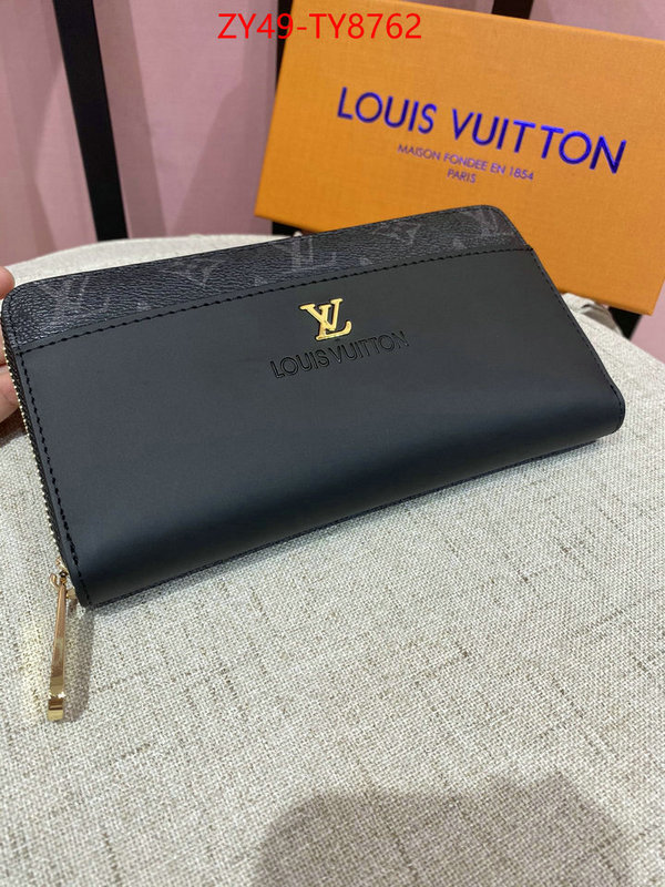 LV Bags(4A)-Wallet replica aaaaa+ designer ID: TY8762 $: 49USD