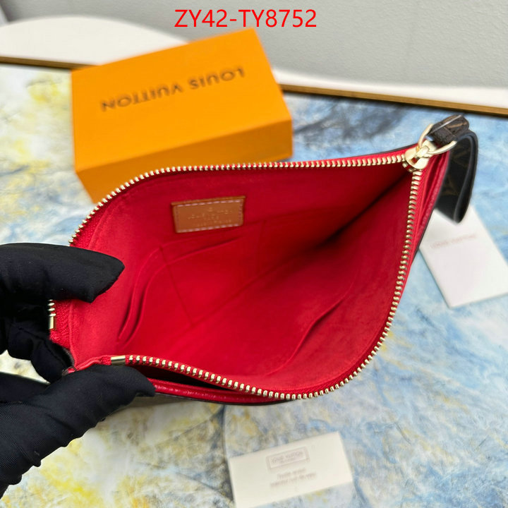 LV Bags(4A)-Wallet wholesale designer shop ID: TY8752 $: 42USD