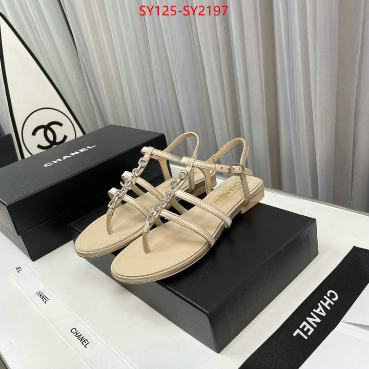 Women Shoes-Chanel practical and versatile replica designer ID: SY2197 $: 125USD