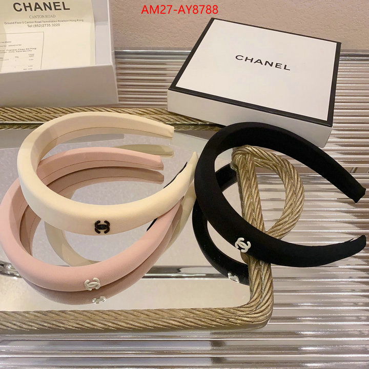 Hair band-Chanel 2023 replica wholesale cheap sales online ID: AY8788 $: 27USD