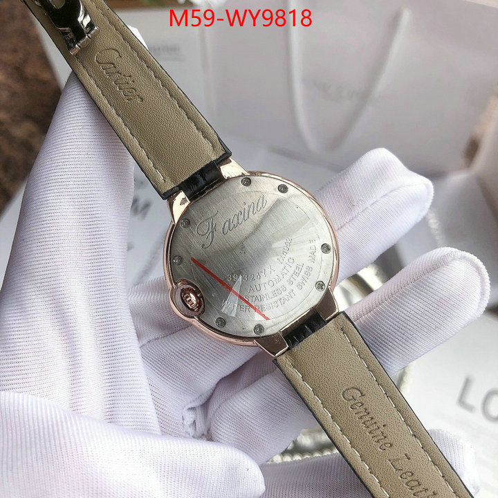 Watch(4A)-Cartier wholesale replica shop ID: WY9818 $: 59USD