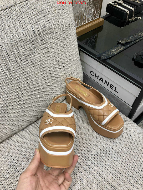 Women Shoes-Chanel buy top high quality replica ID: SY5073 $: 139USD