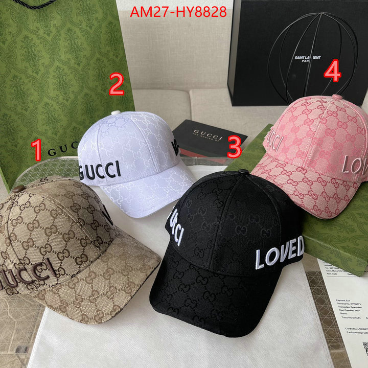 Cap(Hat)-Gucci 2023 perfect replica designer ID: HY8828 $: 27USD